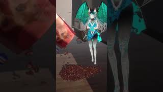 That is a lot of food for Chaos Dragon ladyofchaosvtuber vtuber envuber varkshorts [upl. by Avid]