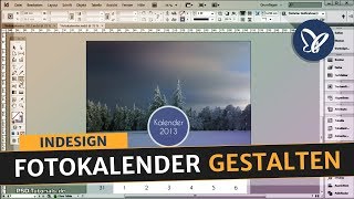 InDesign Tutorial Fotokalender und passendes Deckblatt gestalten [upl. by Jarret]