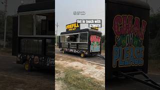 Food amp Retail Food trailer 24x7 operation Food business Food truck QSRModern designs by Azimuth [upl. by Esiouqrut]