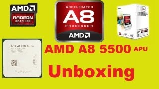 AMD A8 5500 APU Unboxing and First look Subscribe [upl. by Analeh]