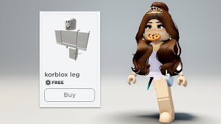 COMO FICAR SEM PERNA NO ROBLOX I KORBLOX DE GRAÇA NO ROBLOX [upl. by Aradnahc]