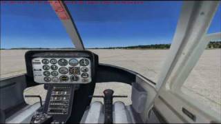 FSX  TUTORIAL  helicopter flight technic [upl. by Gawlas]