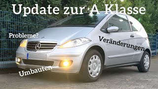 Update zur A Klasse  Umbauten Veränderungen Probleme MercedesBenz A170 W169 [upl. by Akceber]