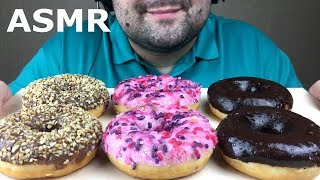 ASMR Eating DONUTS Milk Chocolate Peanuts Berries and Black Chocolate EATING SOUNDS Mukbang [upl. by Humfried]