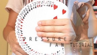 Cardistry TUTORIAL series 4  Pressure Fan HD Spiegazione Fioritura Carte Ventaglio a Pressione [upl. by Natanoy877]