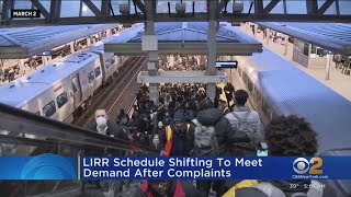 LIRR adjusts schedules for morning rush [upl. by Yrdnal205]