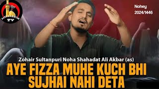 Aye Fizza Mujhe Kuch bhi Sujhai Nahi Deta  zohair Sultan puri  purdard Nohanohaaliakbarnoha2024 [upl. by Yeslehc]