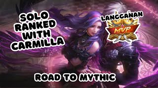 how to be MVP with Carmilla as Roamer  Legend II 2 mobilelegends mlbbidcreator [upl. by Lindy]