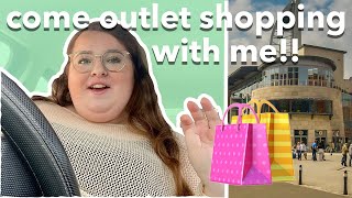 COME OUTLET SHOPPING WITH ME  GUNWHARF QUAYS  plus clothing haul amp make up MampS Nike amp more [upl. by Arorua]