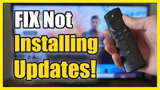 How to Fix Not Installing Update on Firestick Logo Screen [upl. by Ogawa]