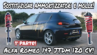 Tutorial  Come sostituire gli ammortizzatori e fare lassetto allAlfa Romeo 147 JTDm  1°Parte 😎 [upl. by Aisatnaf]