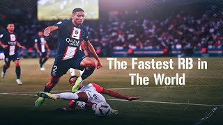 Achraf Hakimi ❯ The Fastest RB in The World ❯ Exceptional Speed • 2023 [upl. by Eliam761]