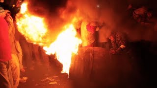 Flaming Tar Barrels of Ottery St Mary November 5th 2012 [upl. by Jahdal]