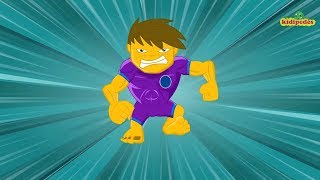 Finger Family Nursery Rhyme MightyMan Superhero Twist  Songs For Kids [upl. by Kappenne]