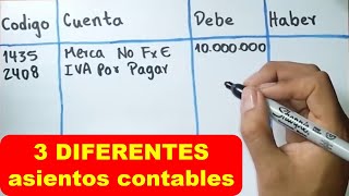 Contabilización del IVA ejercicio con diferentes casos compras y ventas [upl. by Neyud]