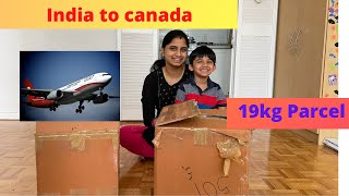 அம்மா வீட்டிலிருந்து வந்த Parcel  என்ன இருக்குனு பாக்கலாம் வாங்க  Parcel from India to Canada [upl. by Bristow168]