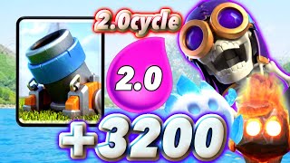 🏆3200 with 20 cycle mortar deck🥰Clash Royale [upl. by Martie484]