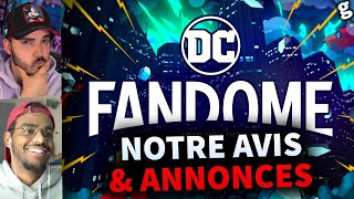 DC FANDOME  Parlons des ANNONCES et TRAILERS   100 DC [upl. by Tooley]