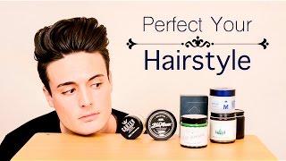 Mens Hairstyling  Choosing the BEST Product for Your Hairstyle [upl. by Chud]