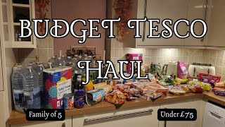 Under £75 UK Grocery Haul  Vlogtober 10  Family of 5  Mum of 3 [upl. by Madonna594]