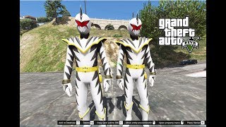 GTA 5 Mod  Siêu Nhân Trắng Khủng Long tiêu Diệt Siêu Nhan Giả Mạo [upl. by Ydnir]