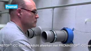 Montageinstructie  Kunststof leiding 110 mm met PROMASTOP®FC3 en PROMASTOP®CC [upl. by Myk417]