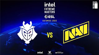 G2 vs NAVI  IEM Katowice 2022  12 Finale [upl. by Leupold]