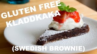 HOW TO MAKE GLUTEN FREE KLADDKAKA  SWEDISH BROWNIE [upl. by Lrig]