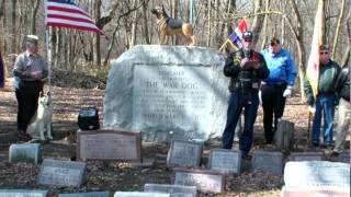 Michigan War Dog Memorial March 10 2012 [upl. by Florette61]