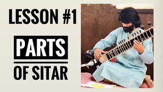 Sitar Tutorial Lesson1  Basic Introduction of Sitar Parts of Sitar  By Dr Ashok Kumar Chambyal [upl. by Rehotsirk]