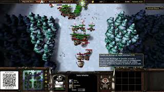 LA GRIPE LE ESTA DANDO PODERES  SURVIVAL CHAOS  WARCRAFT 3 [upl. by Eytak]