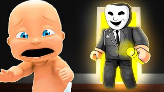 Baby Escapes ROBLOX BREAK IN Story [upl. by Adalia]