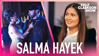 Salma Hayek Was So Excited Meeting Eminem At The Oscars She Spit Water On Him [upl. by Nelson]