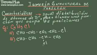 Isomería Estructural de Posición [upl. by Egidius]