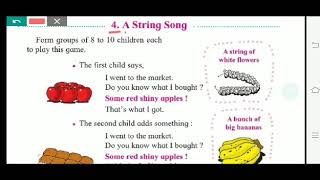 4 A String Song Explained in Hindi 3rd std English MAHARSHTRA Board [upl. by Nnylear]