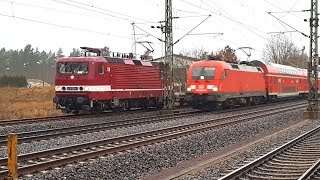 Tagesreise nach Nürnberg HBF mit BR 143243 182 232 155 ET 425 ICE 1 [upl. by Herates818]