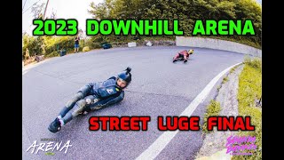 2023  Downhill Arena Street Luge Race [upl. by Ynattib]