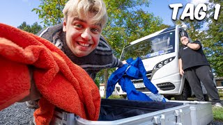 Der chaotische Start unserer Wohnmobil Tour hab vergessen zu packen [upl. by Samalla707]