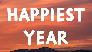 Jaymes Young  Happiest Year Lyrics [upl. by Anoj]