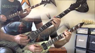 Megadeth  Lucretia All Guitar Cover No Backing Track [upl. by Ibbob]