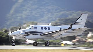 Beechcraft King Air C90GTx Decolagem em Angra dos Reis RJ [upl. by Ralaigh]