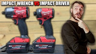 Milwaukee Impact Wrench vs M18 Fuel Impact Driver  TESTED [upl. by Hcurab66]