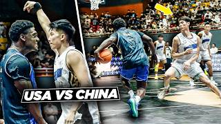 USA vs China Streetball  Nas Faces The 1 Streetballer In China w 100 Million Followers [upl. by Karine]