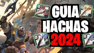 Guia HACHAS 2024 Albion Online  Build para Hachas PvP PvE Albion online [upl. by Fesoy]