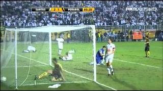 Santos Peñarol goles y pelea [upl. by Pollak]