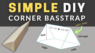 DIY Corner Bass Traps  Quickest Easiest Method  How To Make Acoustic Panels [upl. by Ivens]