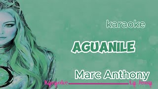 AGUANILE MARC ANTHONY KARAOKE [upl. by Skipton]