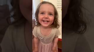 Baby Tantrum turns into Laughing 🍼😡🤣 daddysgirl toddlers funnyvideo [upl. by Alhak550]