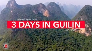 3 Days in Guilin Itinerary  Gulin Itinerary amp Tour Suggestion [upl. by Naillimixam]