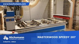 MASTERWOOD SPEEDY 207 Höchsmann Klipphausen [upl. by Ssidnac]